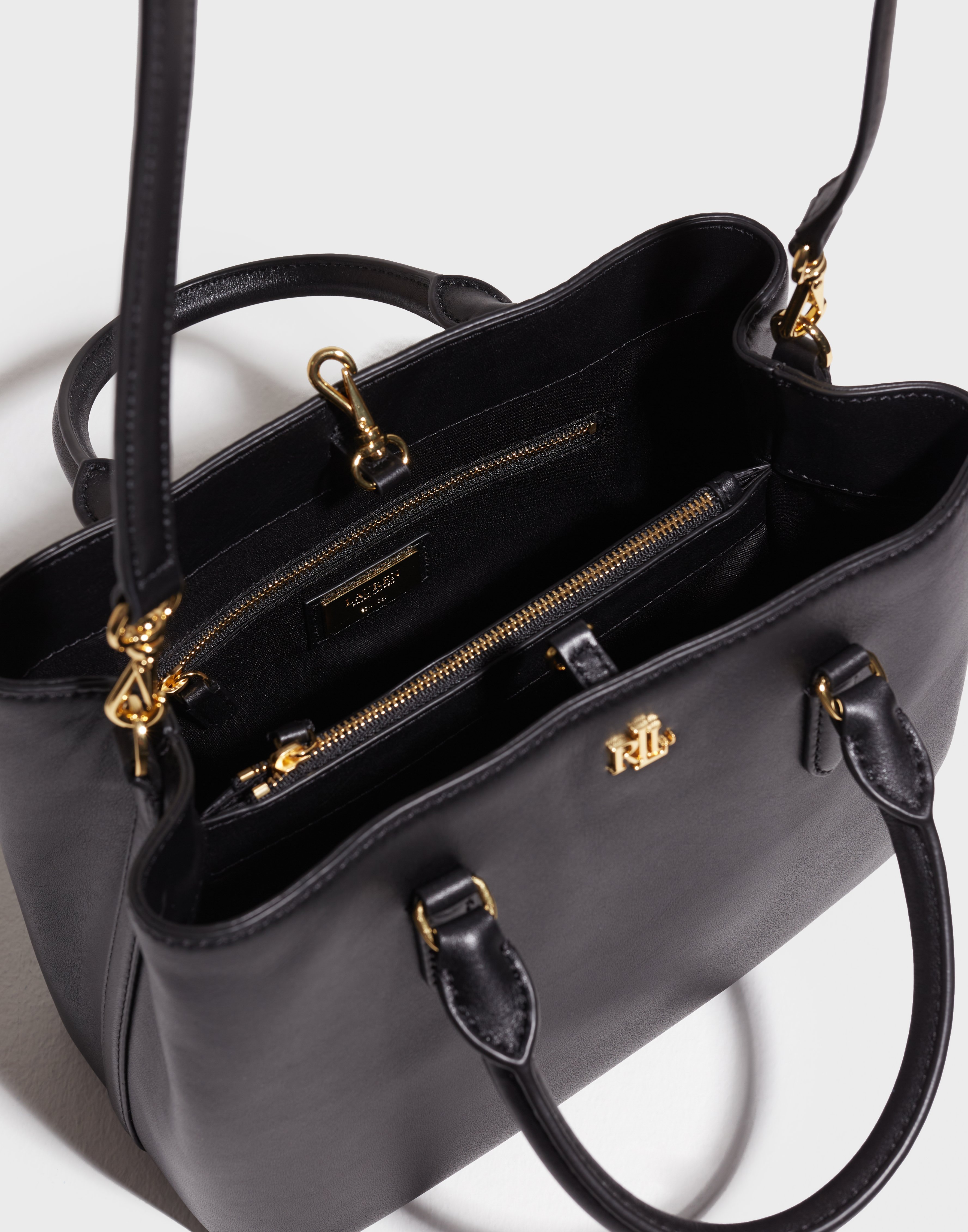 Buy Lauren Ralph Lauren MARCY 26-SATCHEL-SMALL - Black | Nelly.com 