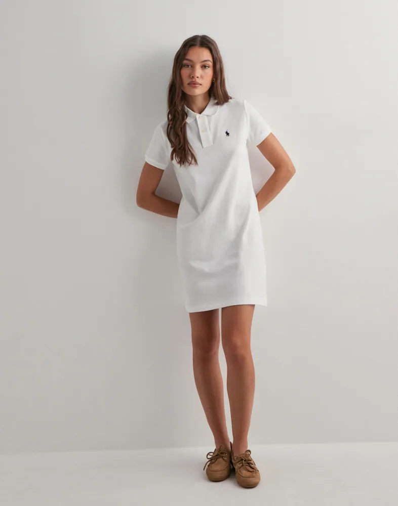 Buy Polo Ralph Lauren POLO LCY DRS-SHORT SLEEVE-CASUAL DRESS - White |  Nelly.com