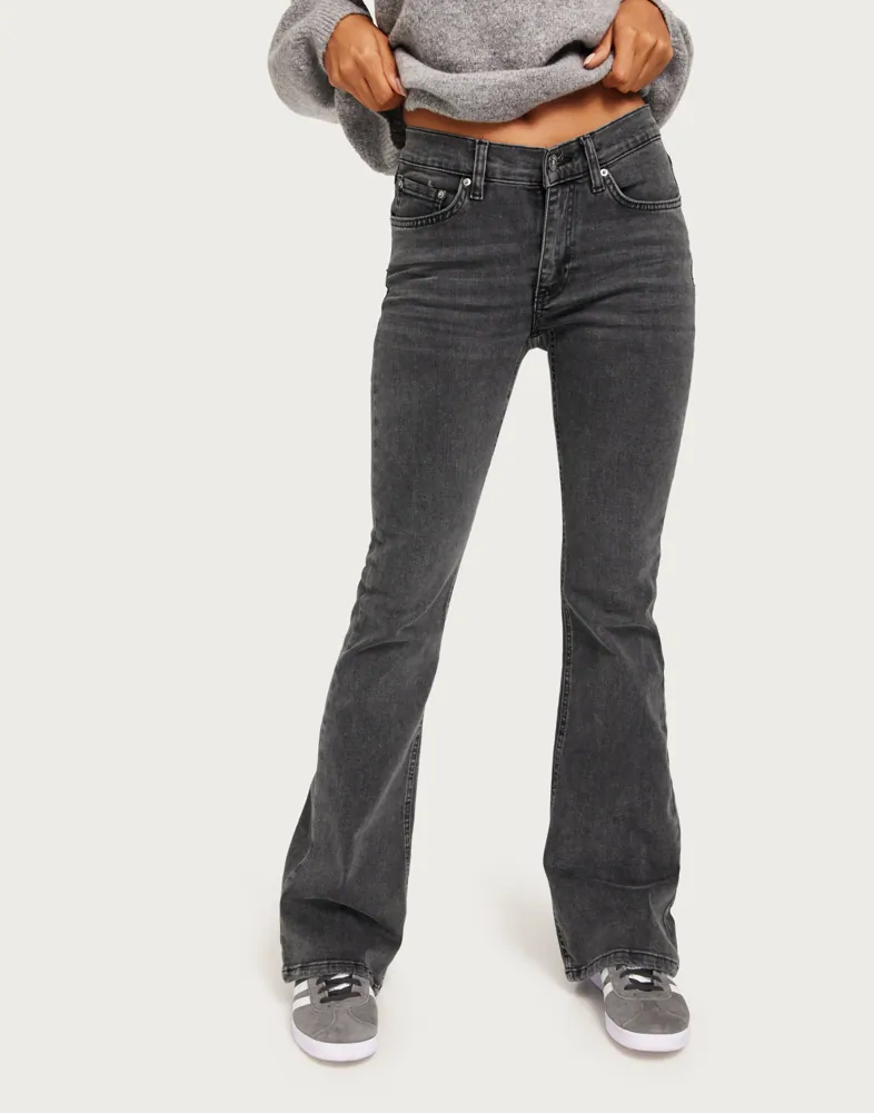 Buy Gina Tricot Low Waist Bootcut Jeans Grey