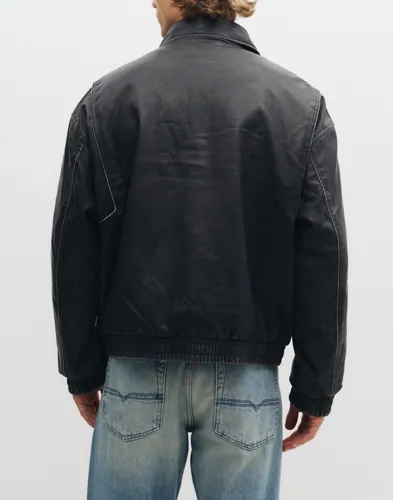 Woodbird Wbbao Washed Jacket Skinnjackor herr – bild 3