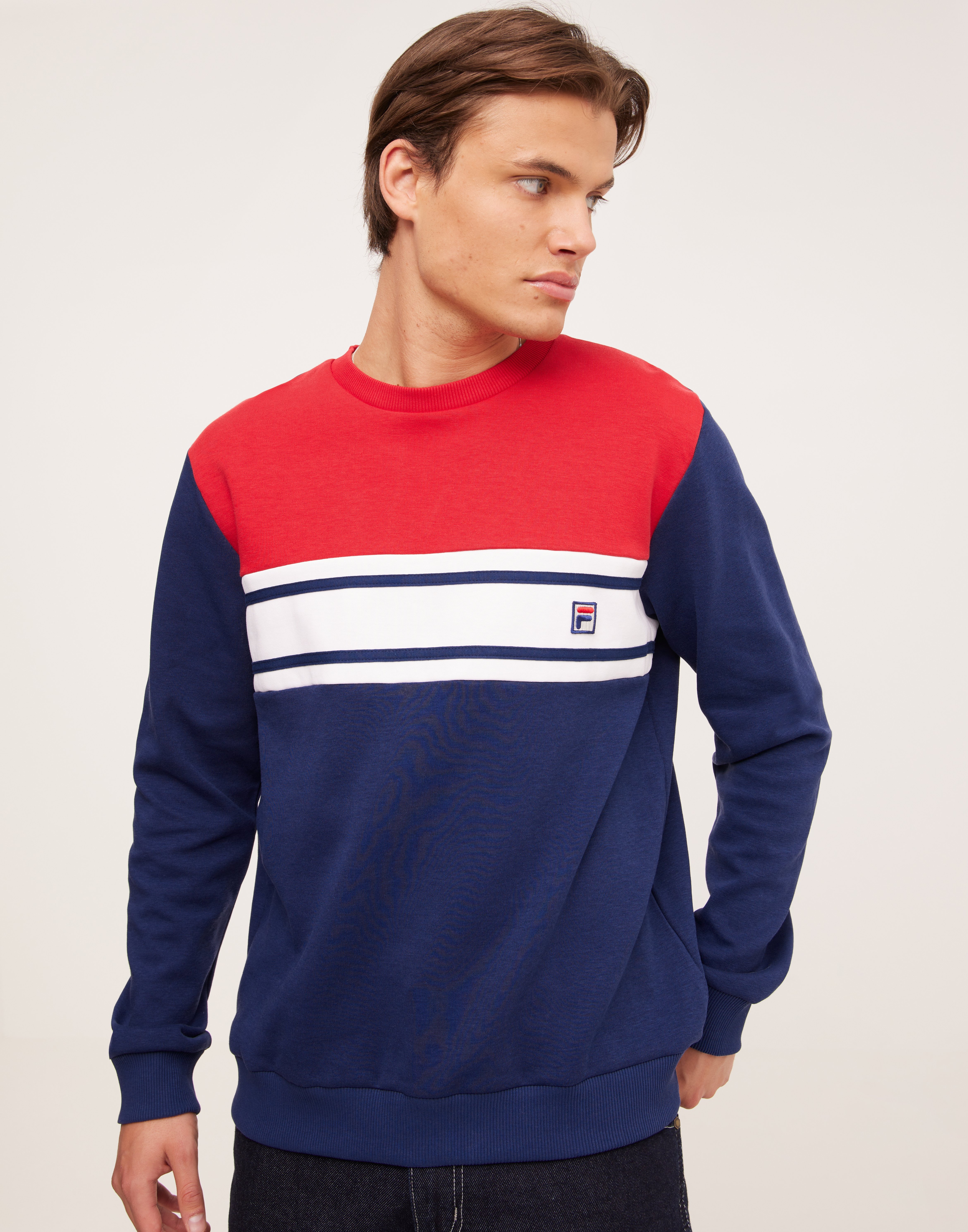 Buy Fila BETTOLLE crew neck Blue NLYMAN