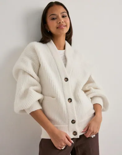 Nelly - Hvid - Knit Jacket