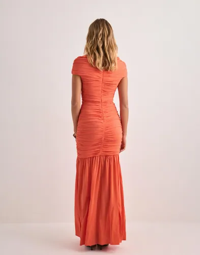 MALINA Loana Draped Chiffon Maxi Dres maxiklänningar dam – bild 3