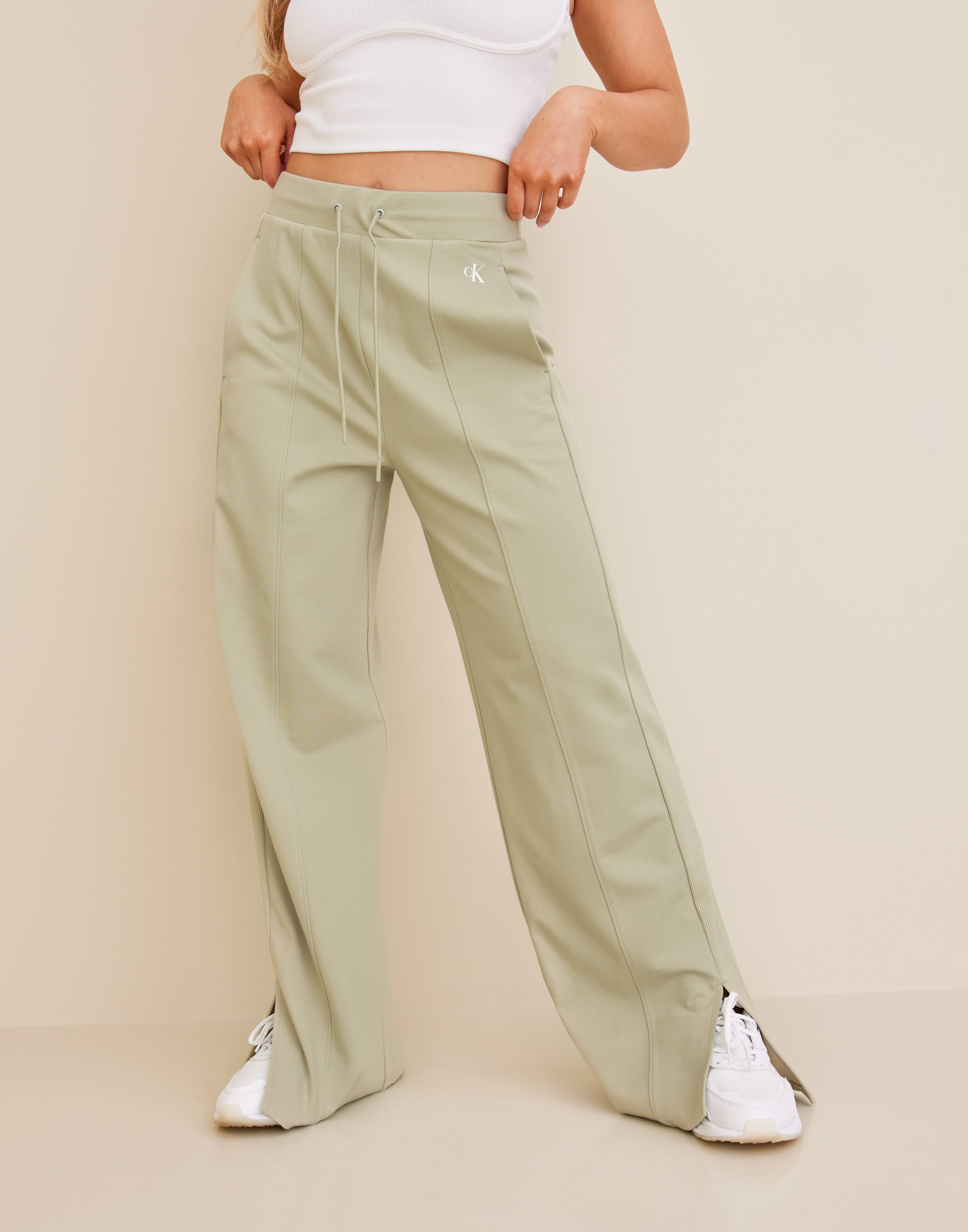 Calvin klein womens khaki pants hotsell