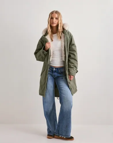 Nelly - Grön - Long Parka — produktbild