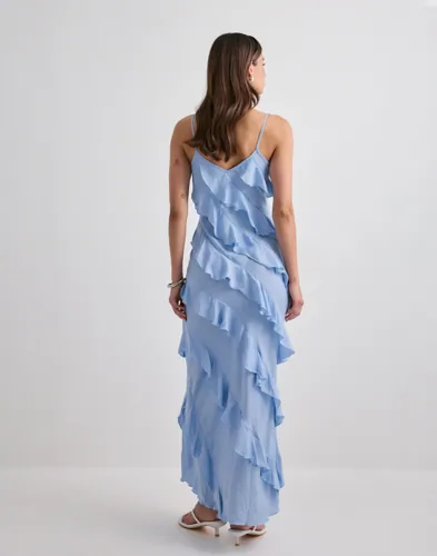 VERO MODA Vmicelyn Sl Ruffle Maxi Dress Exp maxiklänningar dam – bild 3