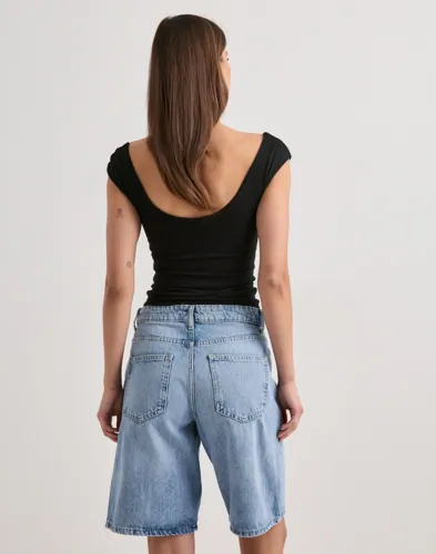 ONLY Onlsonny Hw Wide Dnm Shorts dam – bild 6