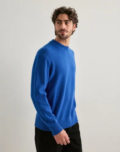 Selected Men Slhreuben Ls Knit Relaxed Crew Neck Stickade tröjor herr – bild 2