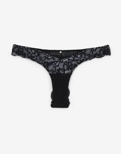Nelly Charm Lace Single Thong string dam – bild 3