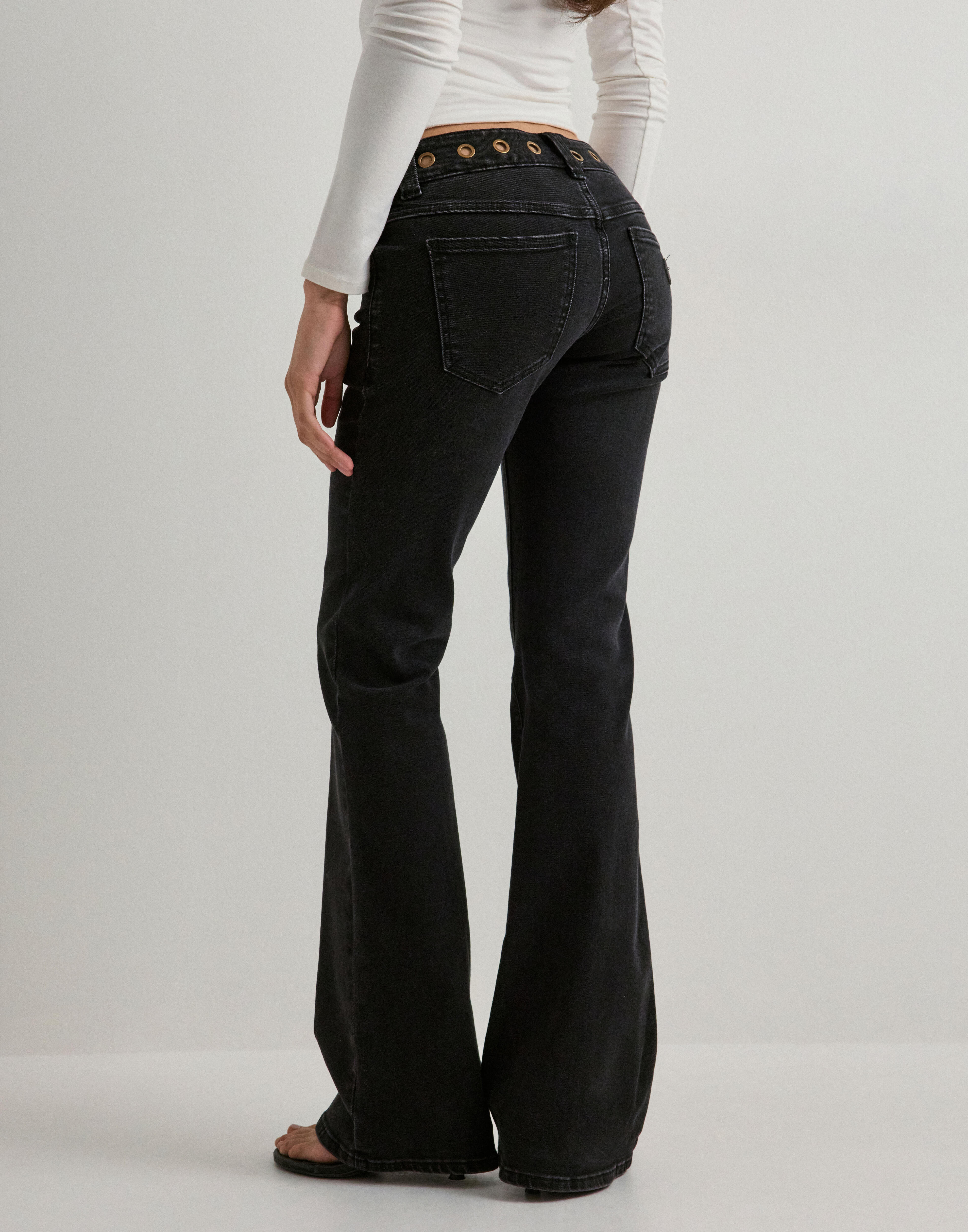 Buy Adidas Originals DENIM ZIP PANT - Black | Nelly.com