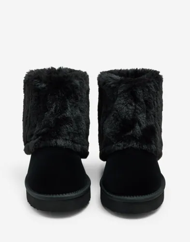 Nelly Cosy Platform Boot teddy boots dam – bild 2