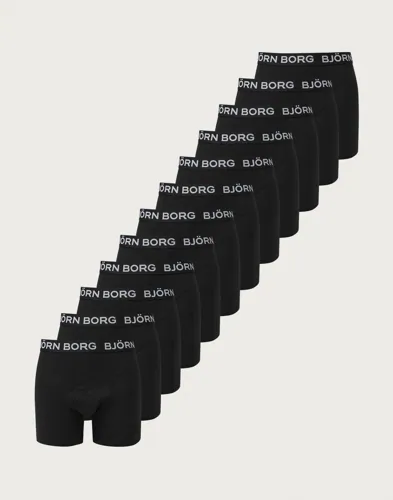 Björn Borg Cotton Stretch Boxer 12p Kalsonger Svart