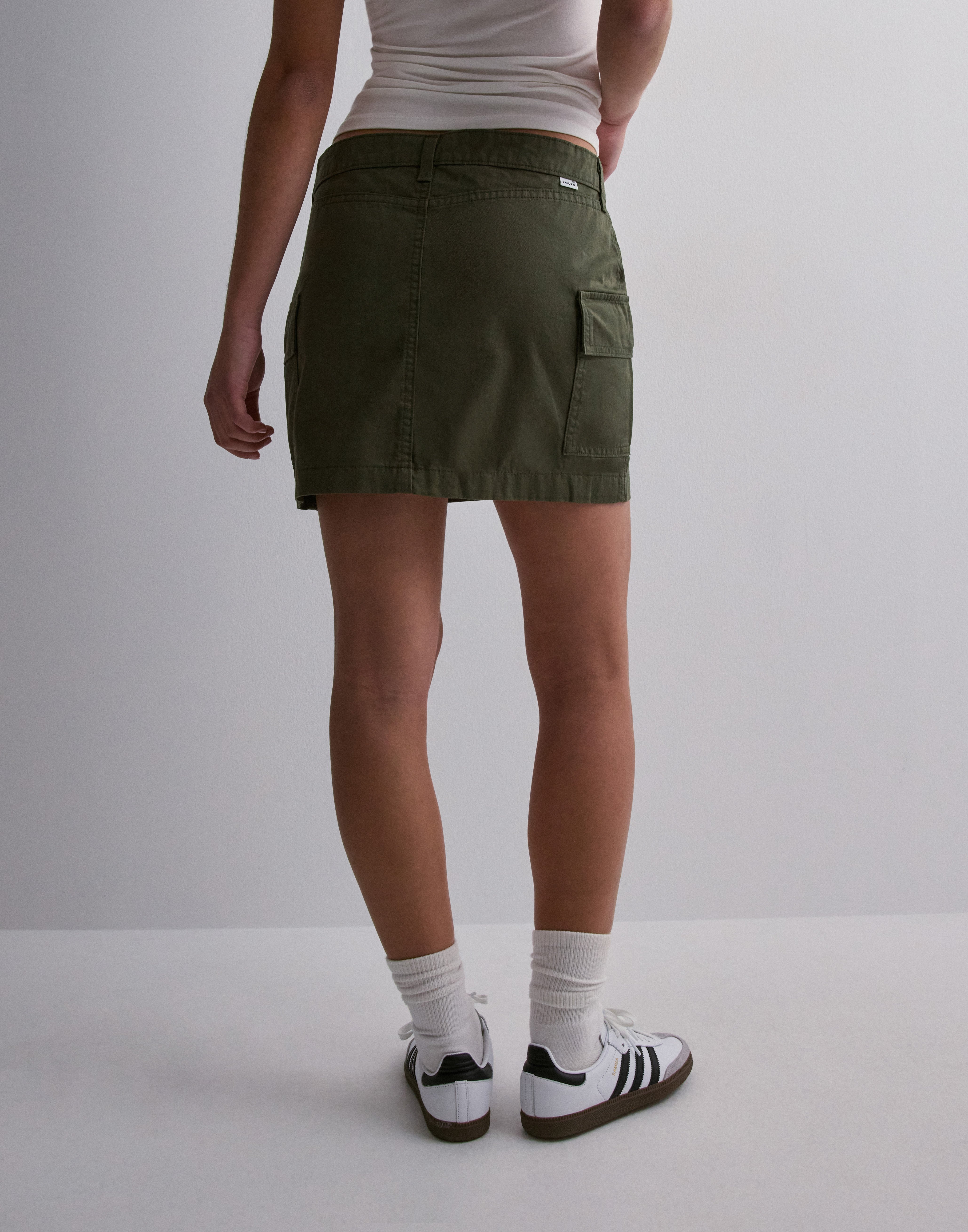 Store Green Cargo Skirt