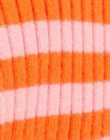 Strawberry Pink Tangerine Tango Stripes