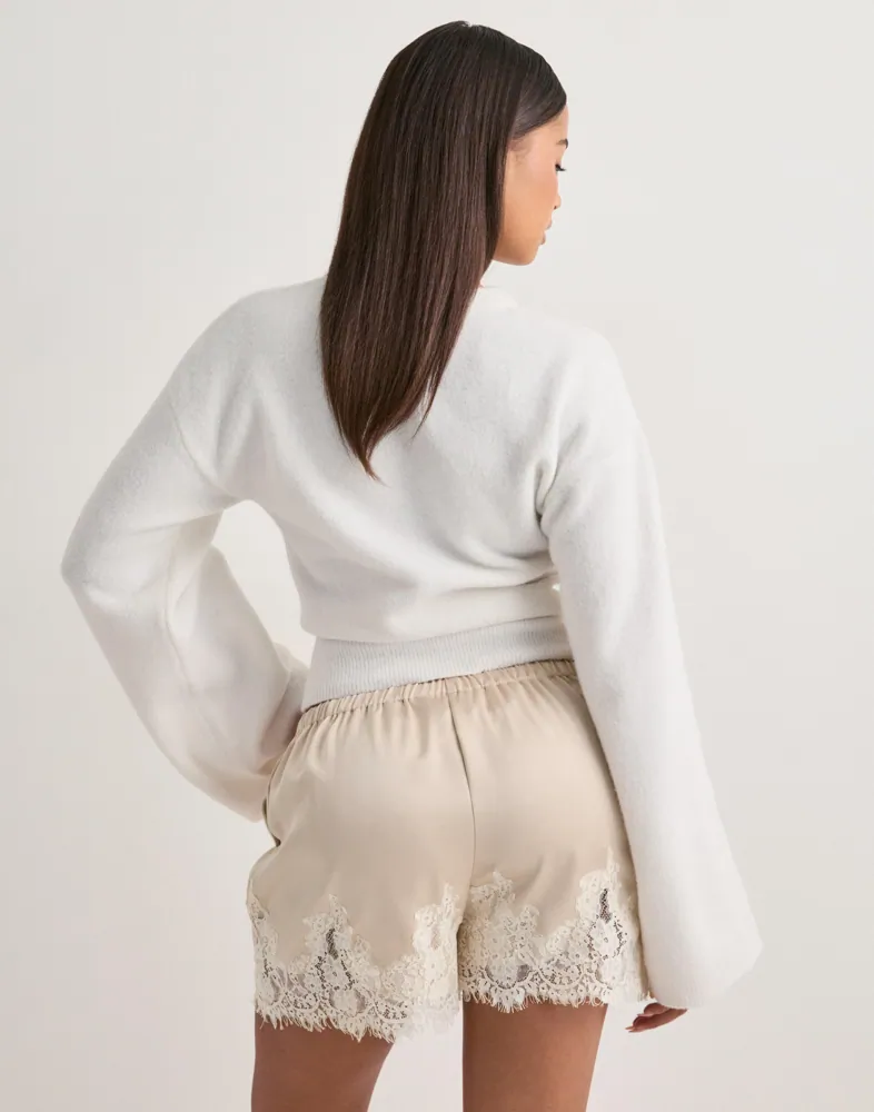 NEO NOIR Siena Lace Shorts dam – bild 3