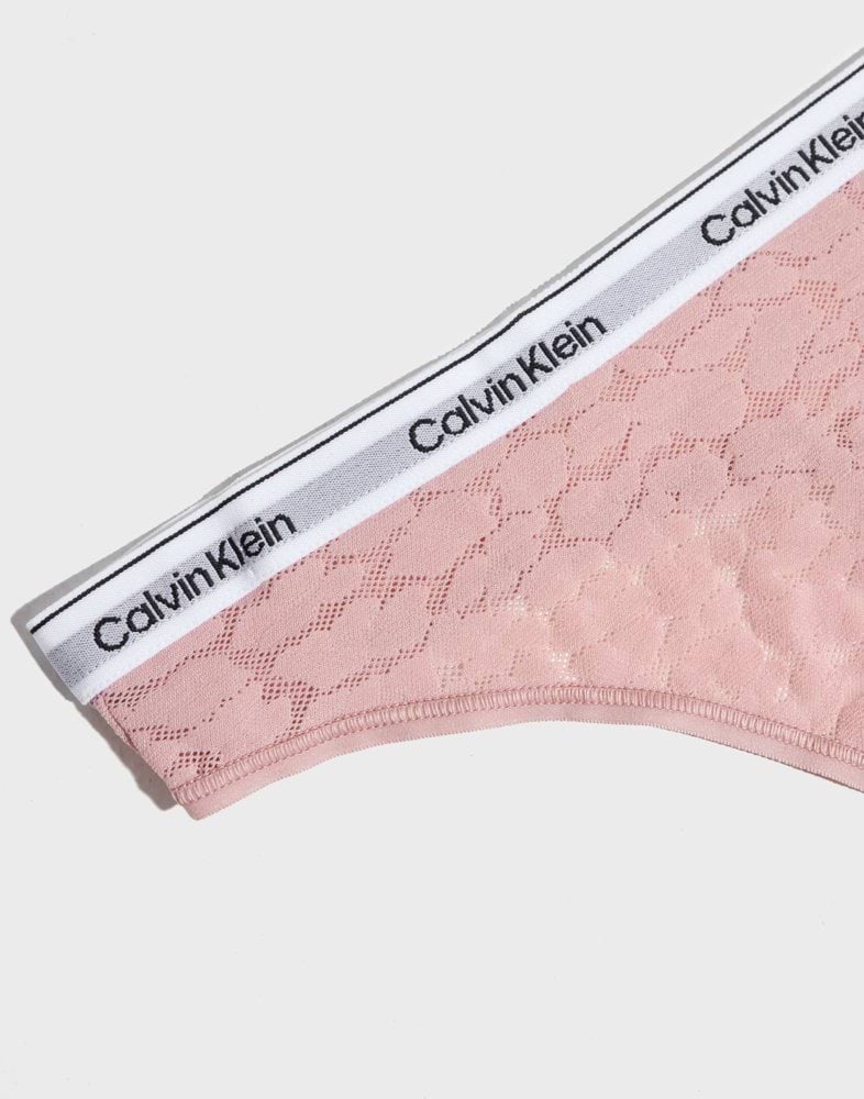 Osta Calvin Klein Underwear High Leg Thong Subdued