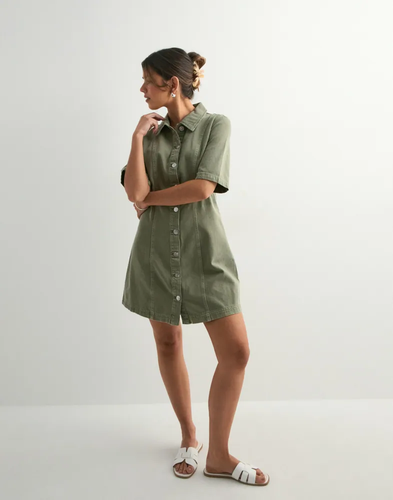 only short dress ONLALBINA S/S V-NECK SHORT DRESS JR