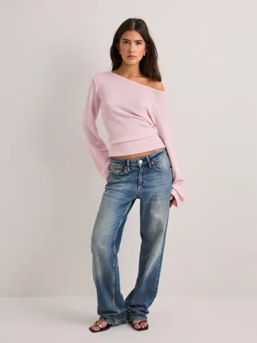 Nelly Gorgeous Wide Sleeve Sweater stickade tröjor dam – bild 2
