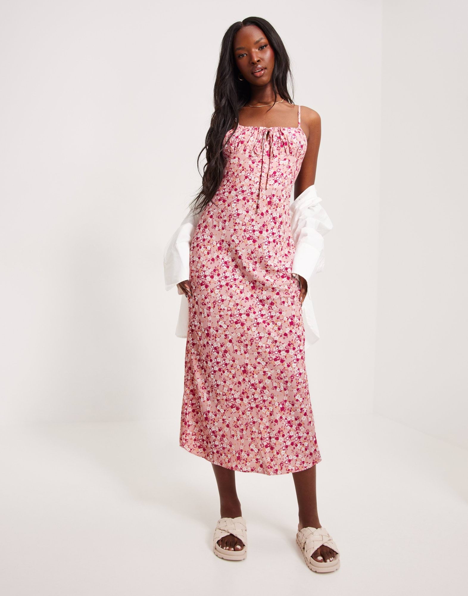 Nelly x Glamorous Summer Midi Dress