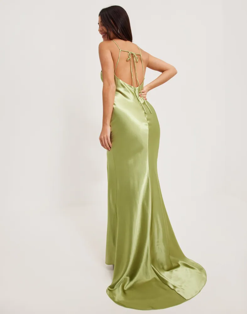 Satin Maxi Dress