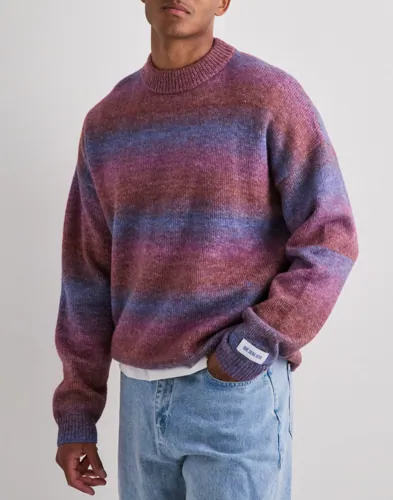 Que Sera Sera Graham Gradient Knit Stickade tröjor Röd