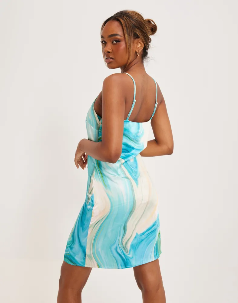 sage green slip dress short Sage Green Slip Dress - Satin Midi Dress Minimalist Style main image 1