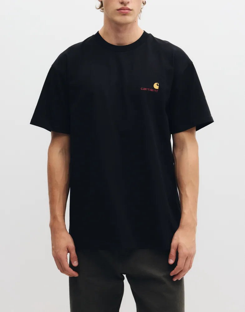 S/S American Script T-Shirt Märkes t-shirts