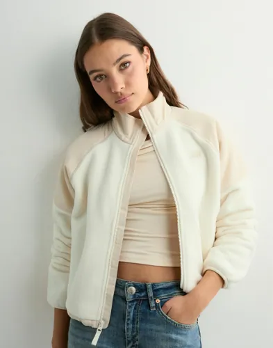 New Balance - Beige - High Pile Fleece Jacket