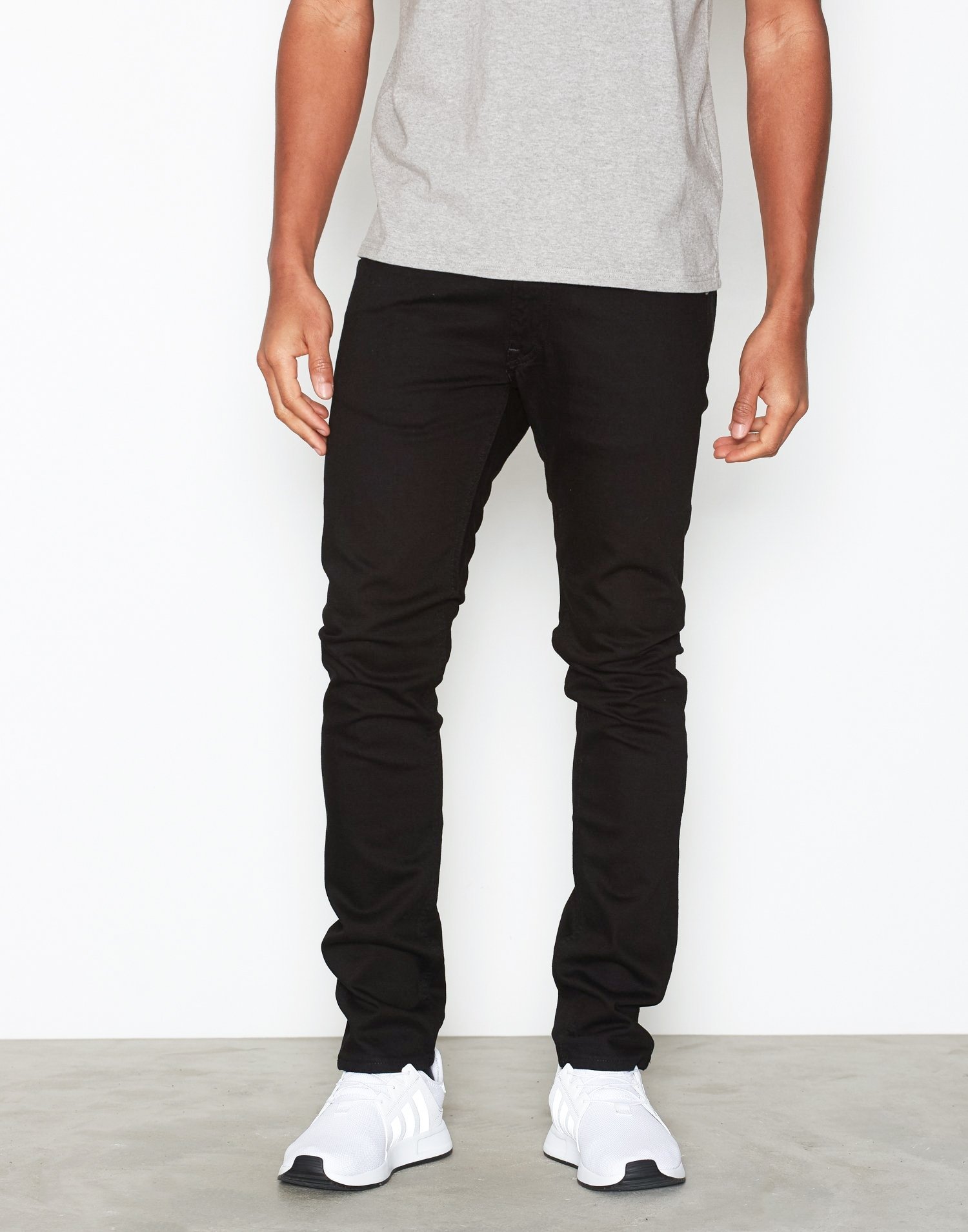 Lee Jeans Luke Clean Black Straight jeans Sort