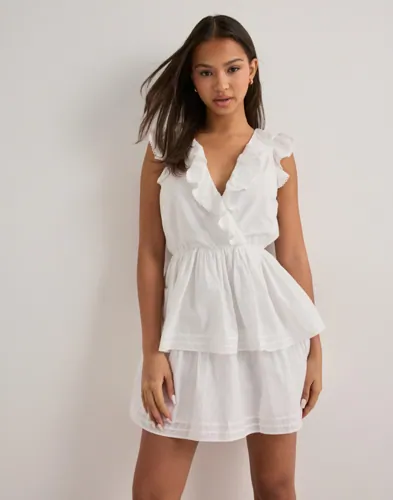 Nelly - Hvid - Perfect Frill Dress
