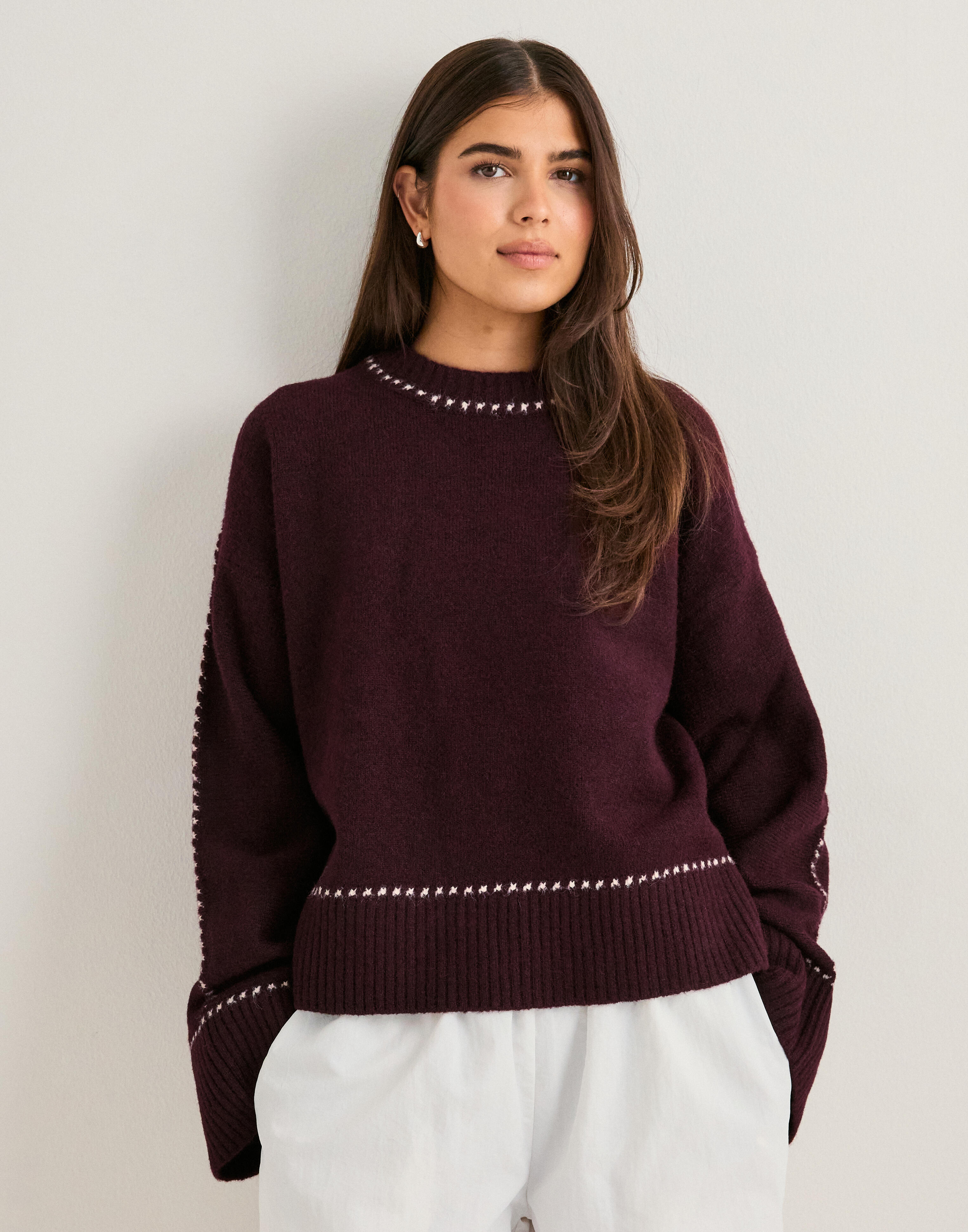 Noir Gathered Blouse