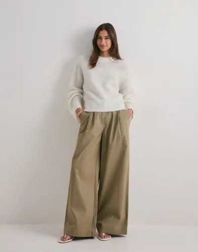 Nelly - Hvid - Mohair Blend Knit Sweater