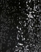 Black Black Sequins