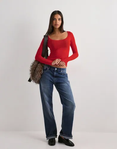 Nelly Soft Wool Blend Scoop Top toppar dam – bild 2