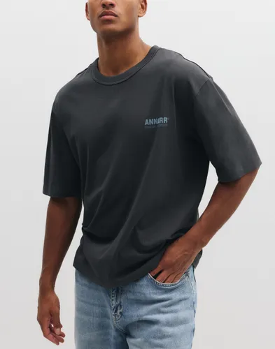 ANNARR Anrokholm Flock Ss O-Neck Tee Kortärmade t-shirts Grå