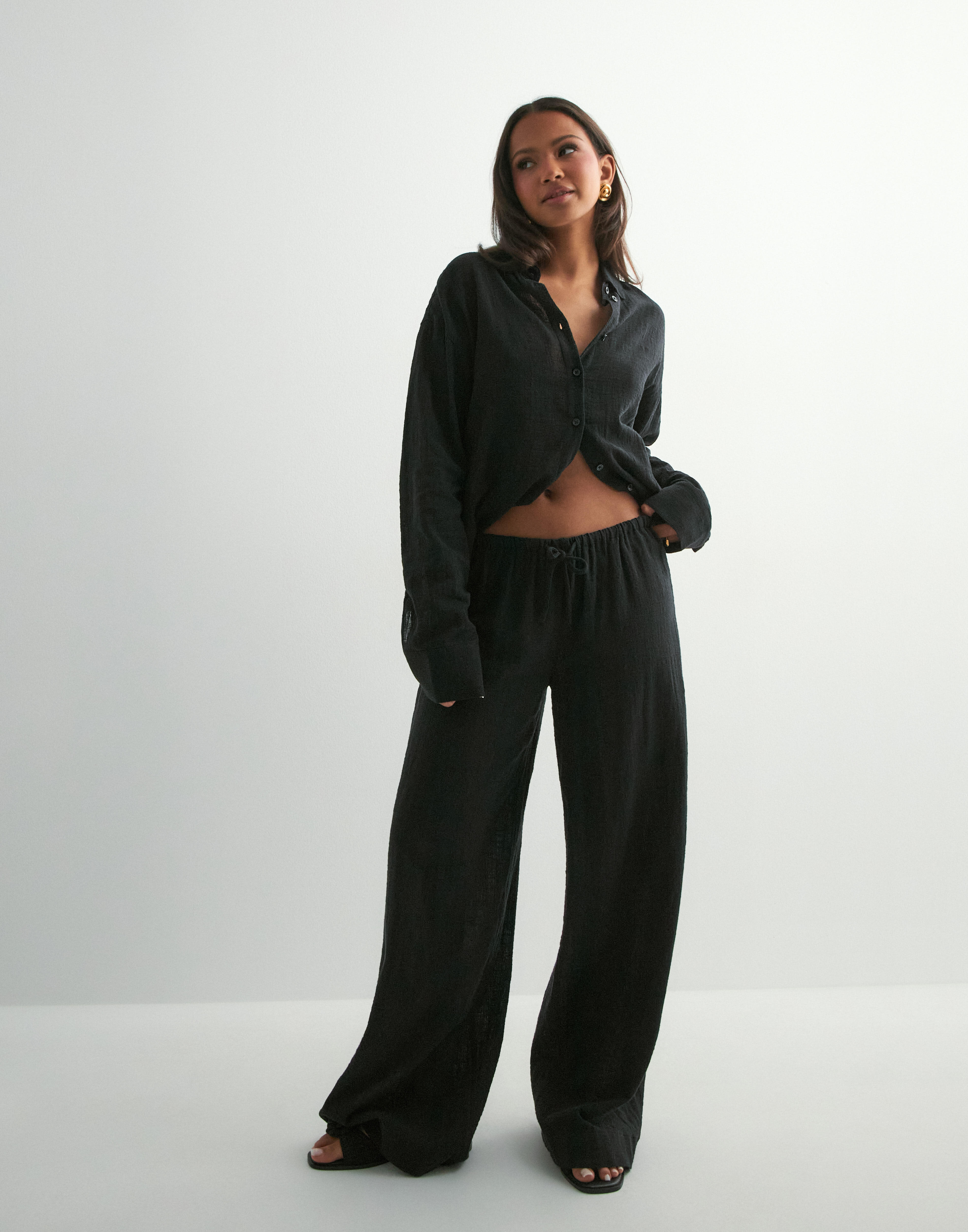 半額 50％OFFの通販 Easy Nelly Buy Breeze Nelly.com | Black - Pants パンツ