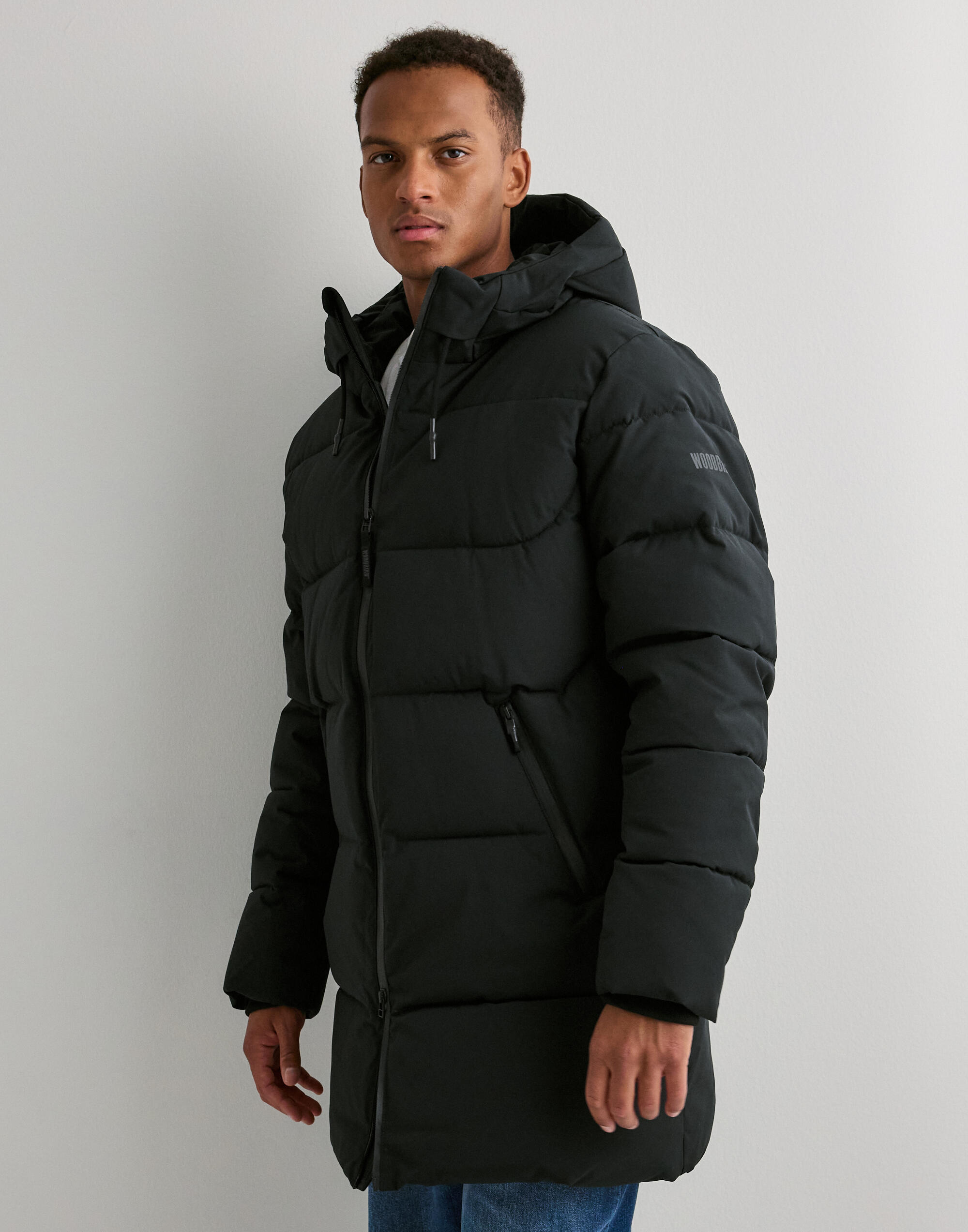 Buy Woodbird WBJoseph Tech Long Jacket - Black | NLYMAN