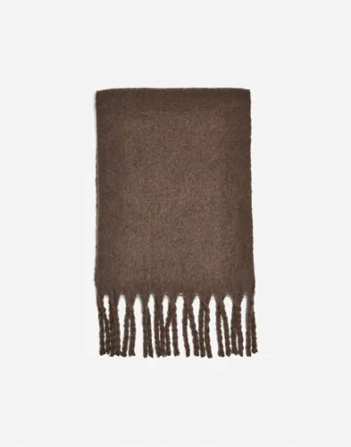Nelly Chunky Fuzzy Scarf halsdukar dam – bild 2