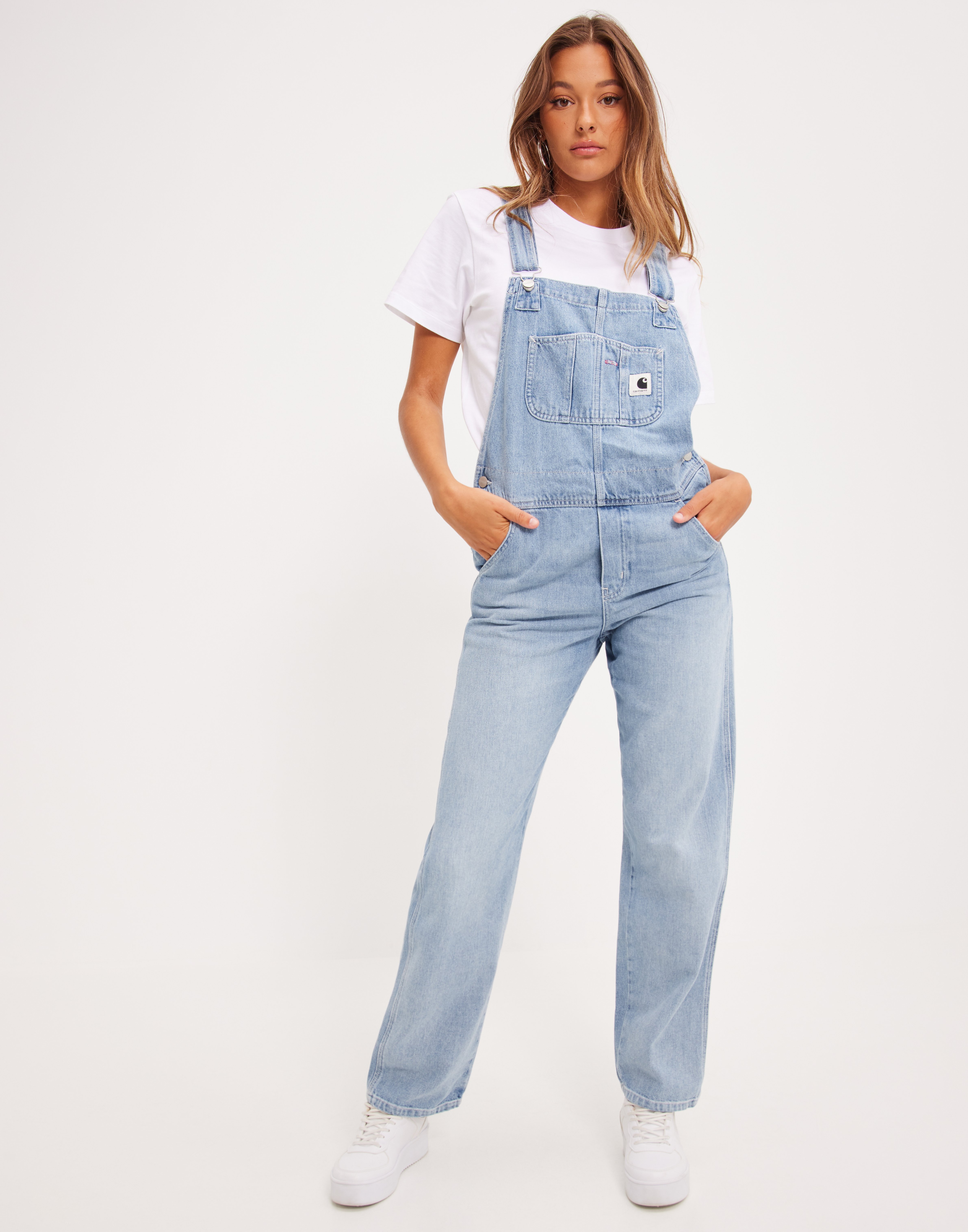 Buy Carhartt WIP W' Bib Overall Straight - Blue | Nelly.com
