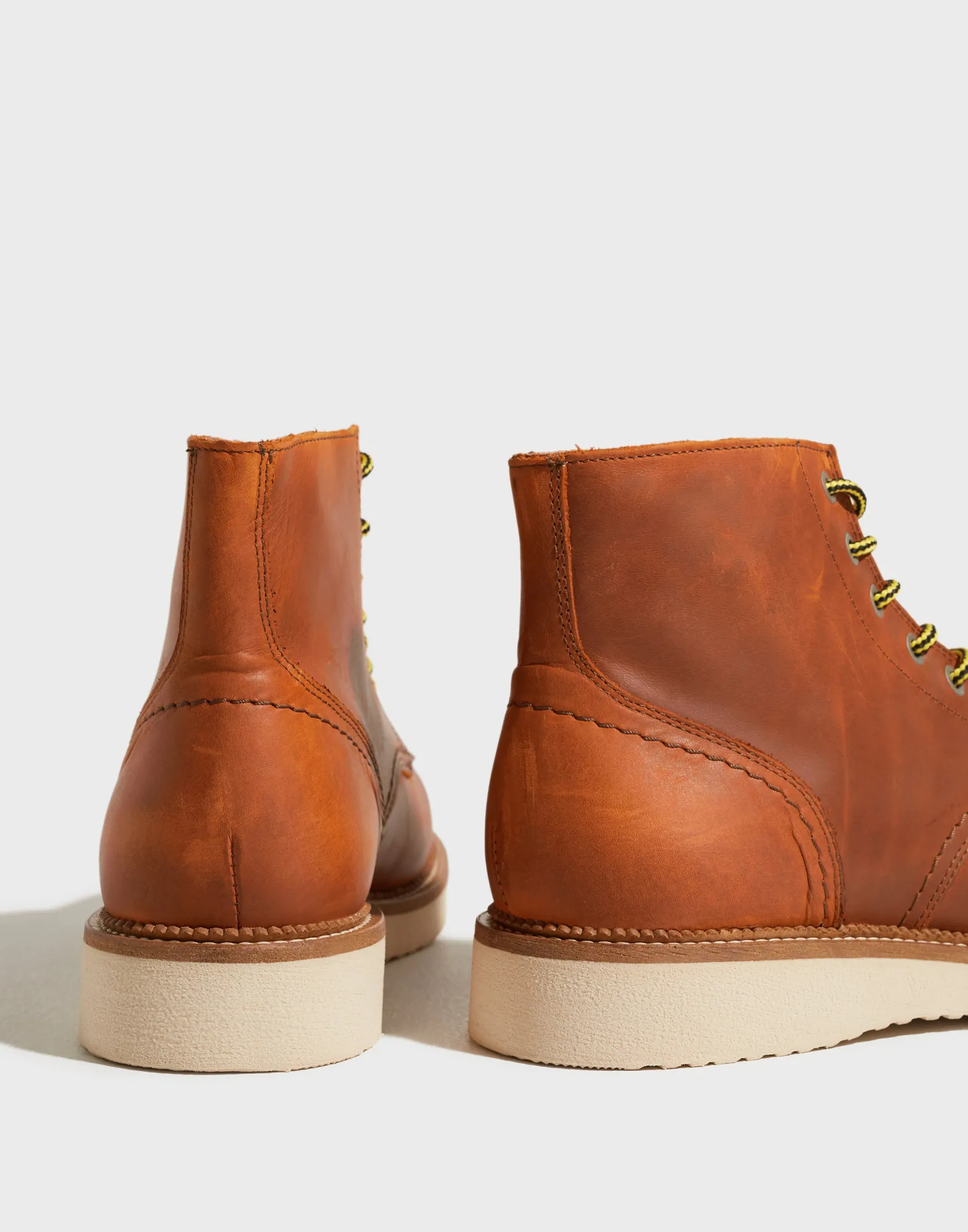 SLHTEO NEW LEATHER MOC-TOE BOOT B N