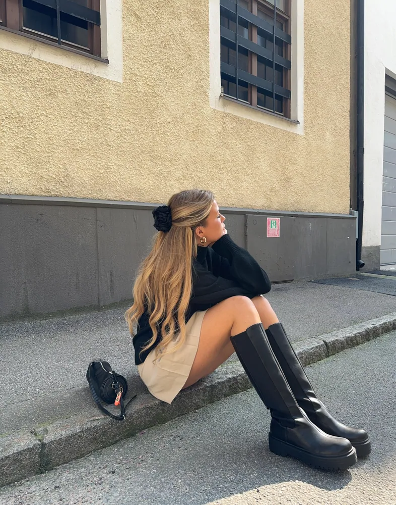 Anna Field Wide Fit Overknee Anna Field Even Odd Overknees Laarzen