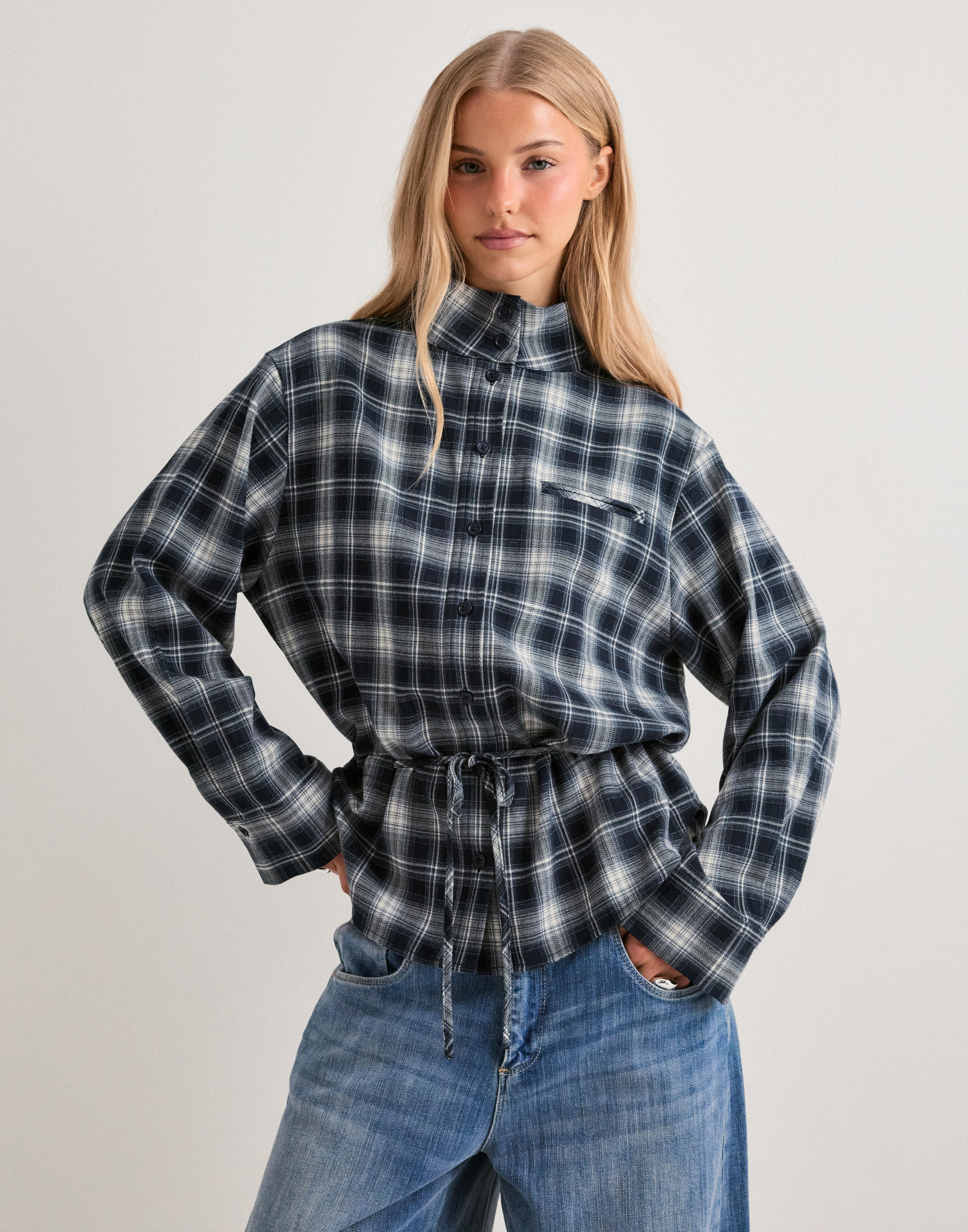 Buy Nelly Hip Focus Check Shirt - Checked | Nelly.com