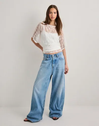 Nelly Wide Sleeve Lace Top toppar dam – bild 2