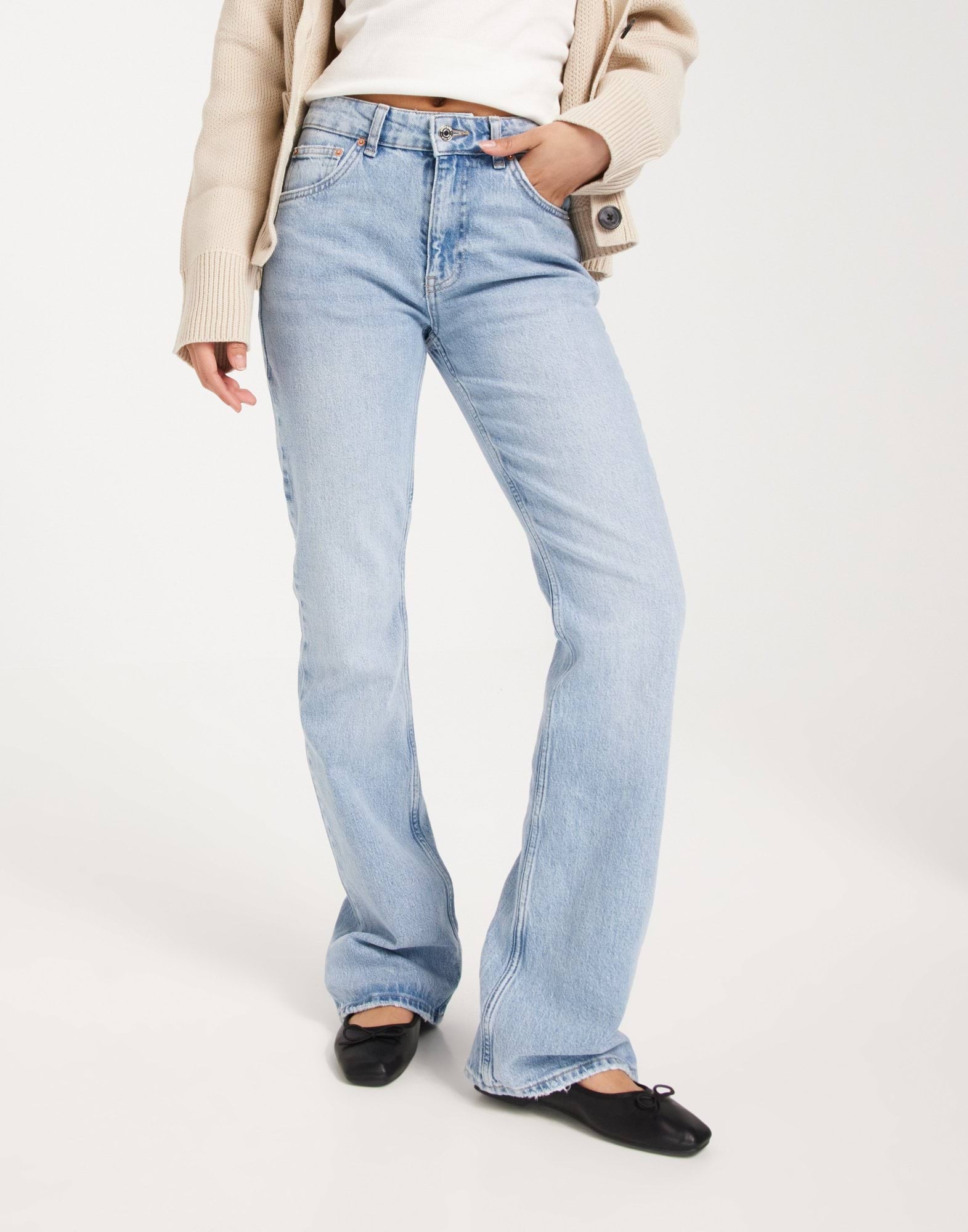 Full length flare jeans