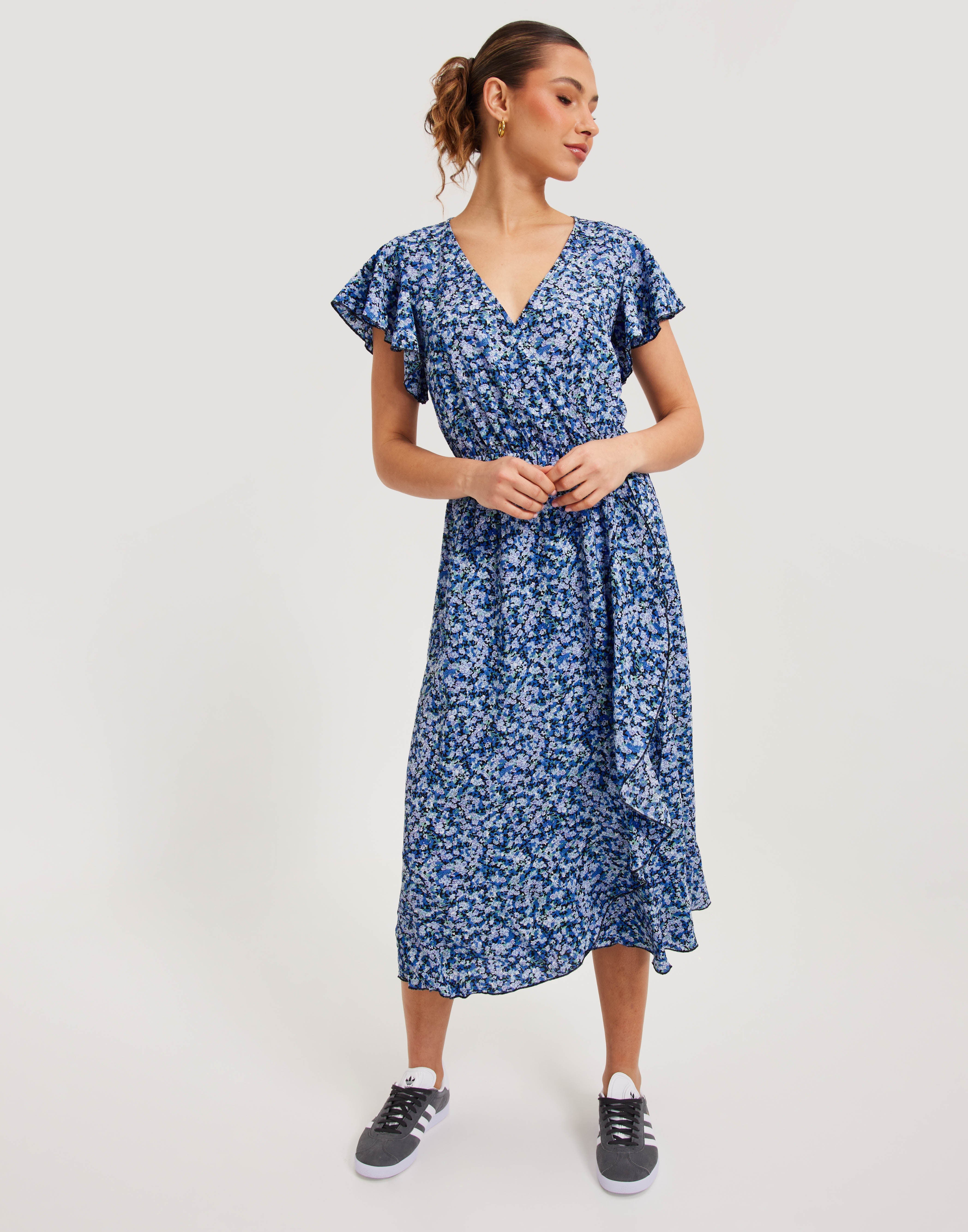 Jurk Cloud Dancer Print JdY Jdystarsezen Life 2/4 Mididress WVN Noos, Novelle Peach, L Jacqueline De Yong Jurk