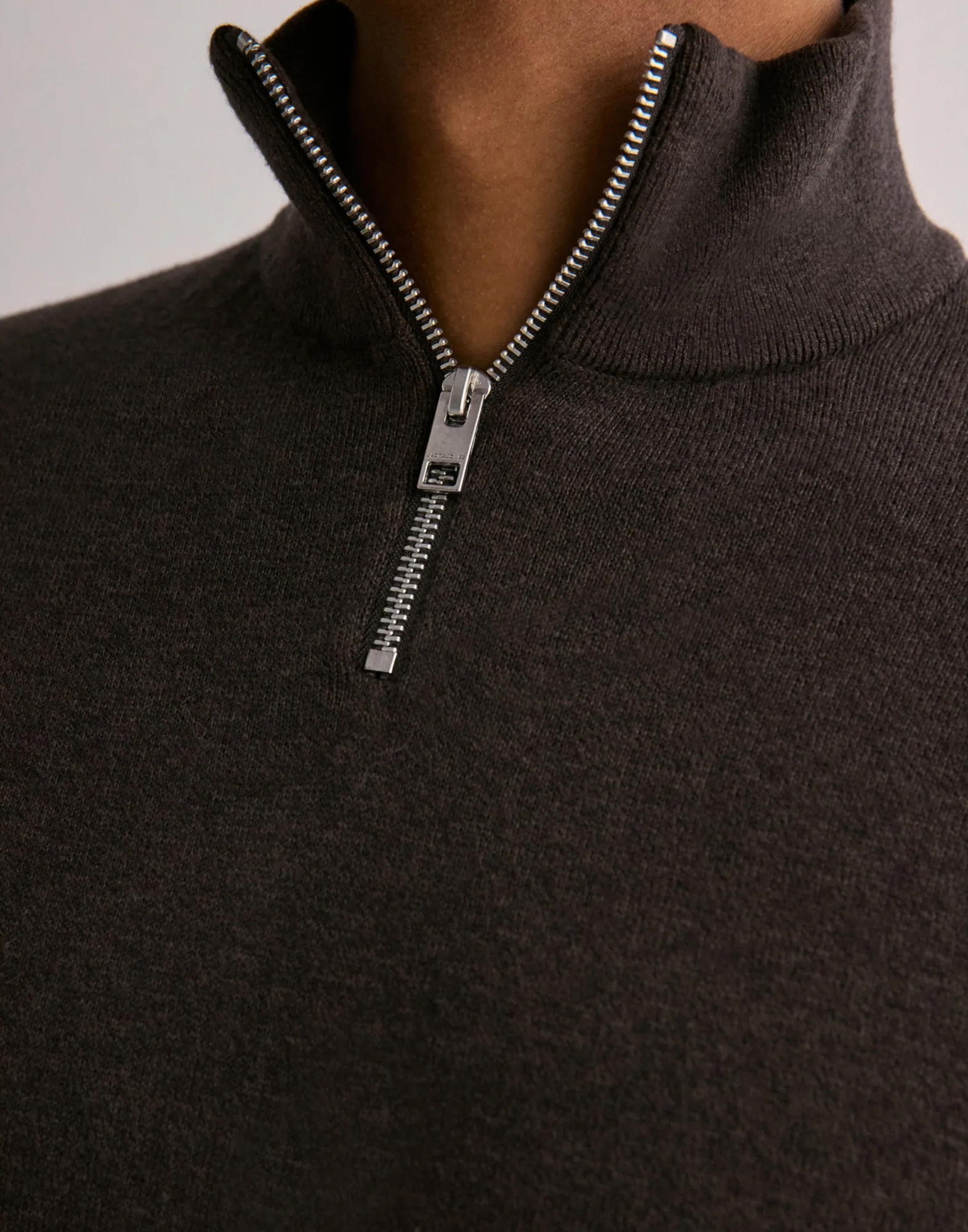 JJEEMIL KNIT HALF ZIP NOOS