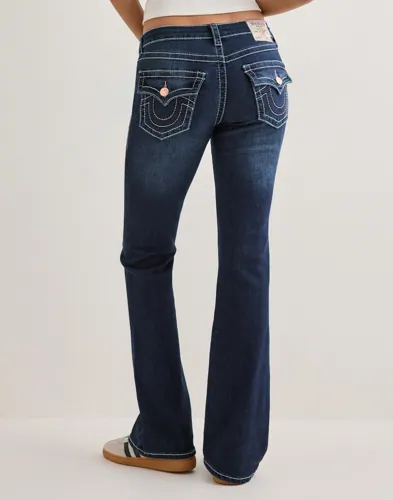 True Religion - Blå - Becca Mr Bootcut Flap Big T
