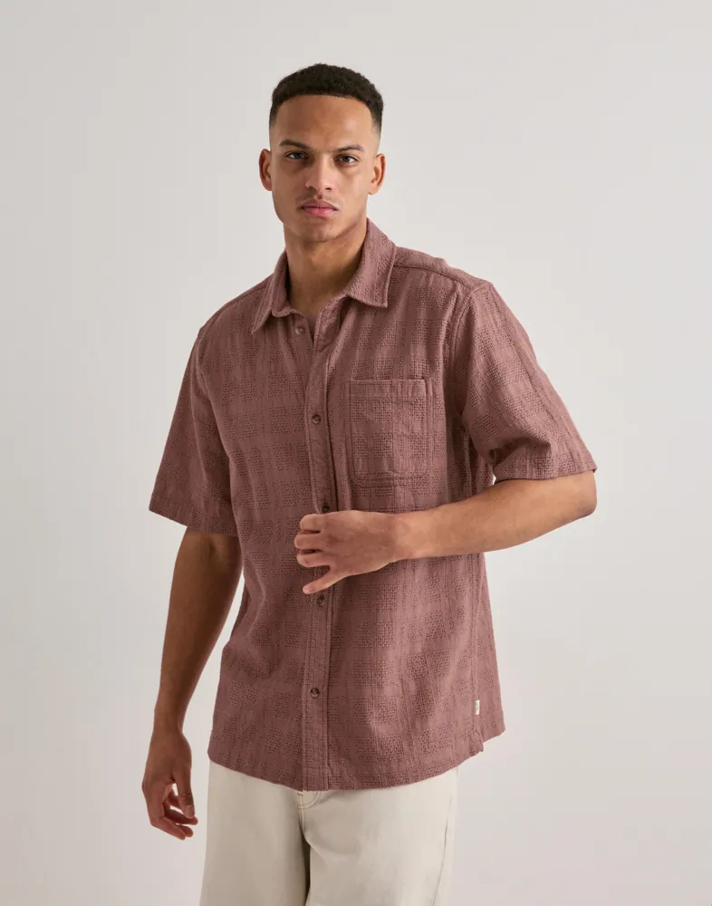 Charlie Ss Shirt Kortärmade skjortor
