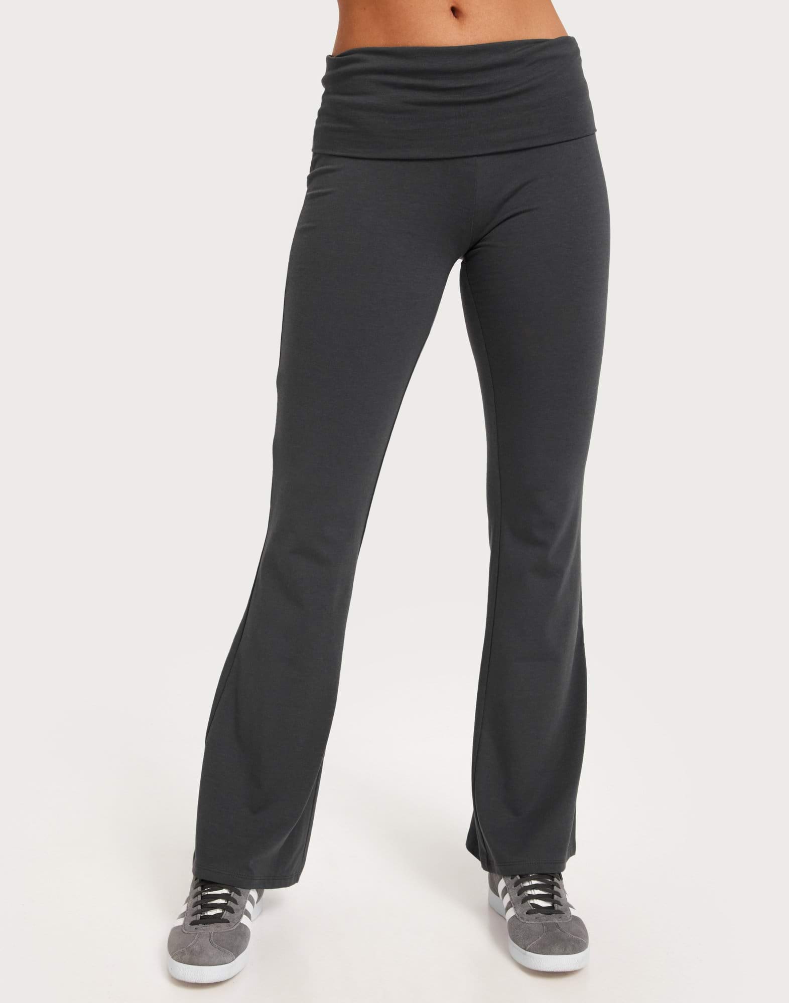 Soft Touch Folded Flare Trousers