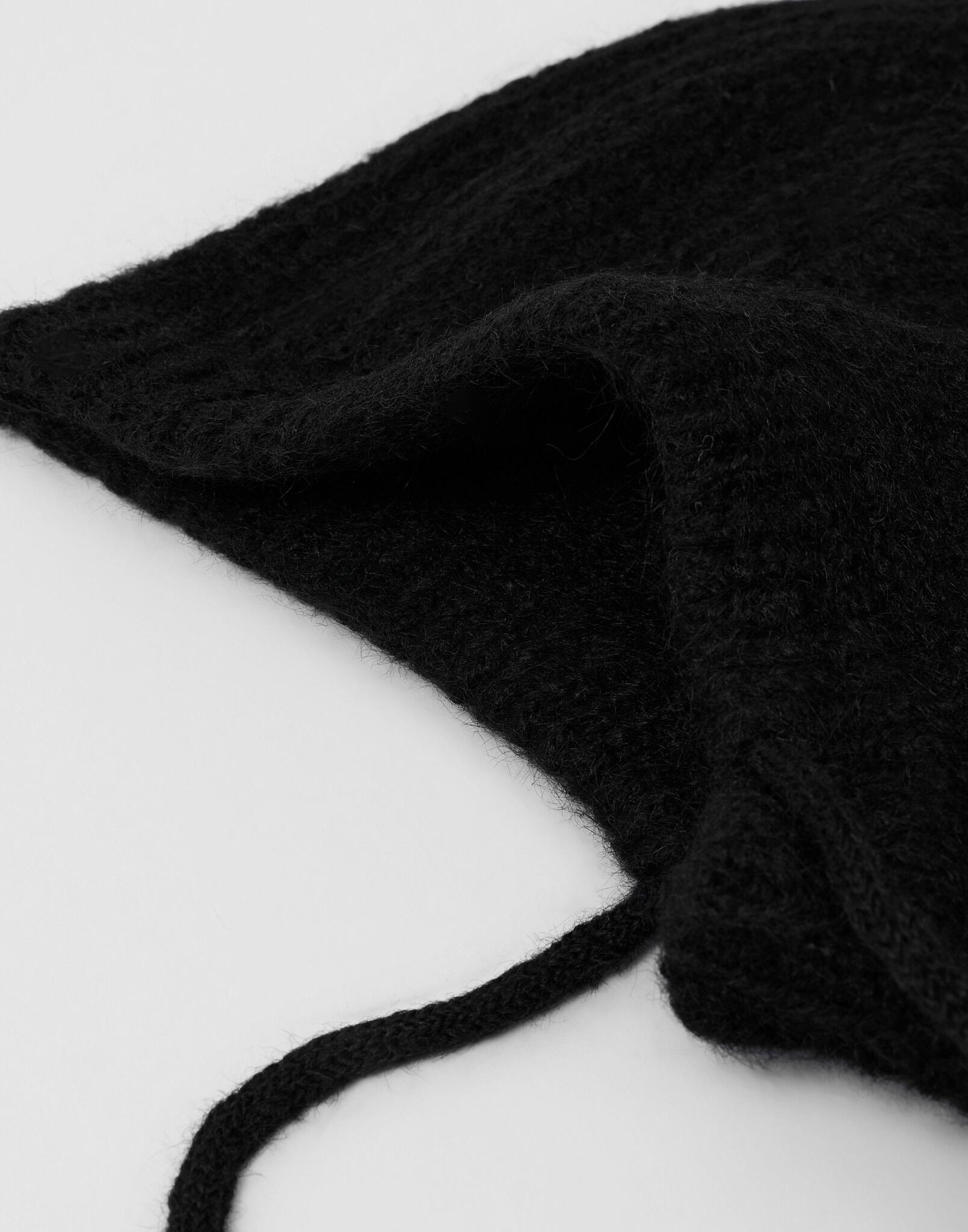 PIECES balaclava PCNAMBI zwart